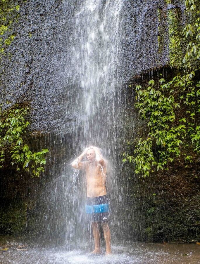 Una cascata a Bali