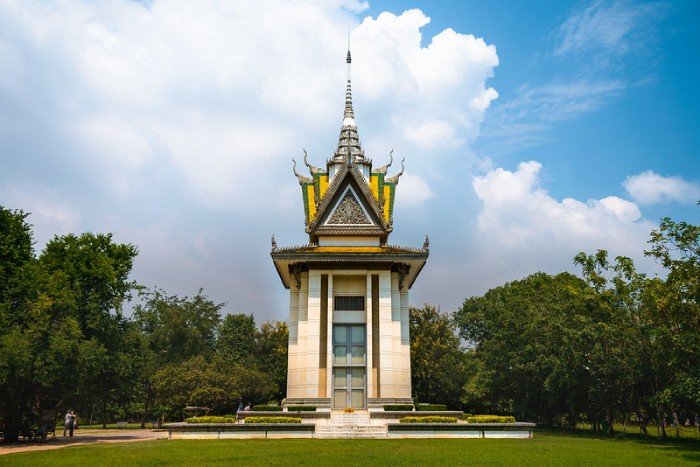 Choeung Ek - Cambogia vista sullo Stupa