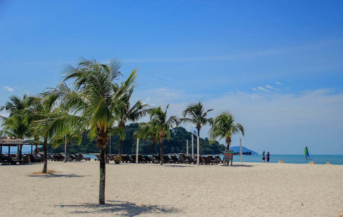 una spiaggia a Langkawi