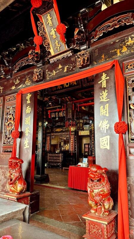 Ingresso di un tempio a Malacca